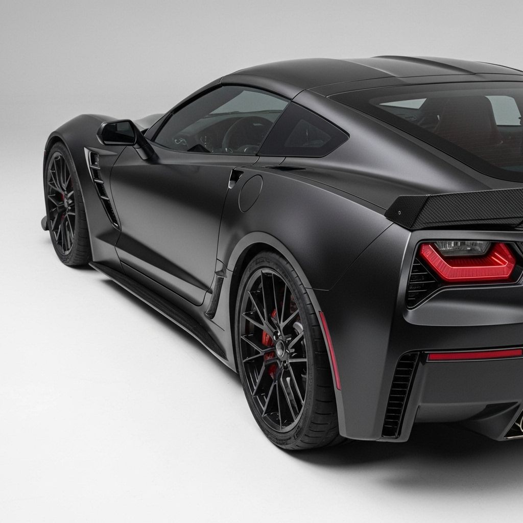 Corvette Wrap Installation
